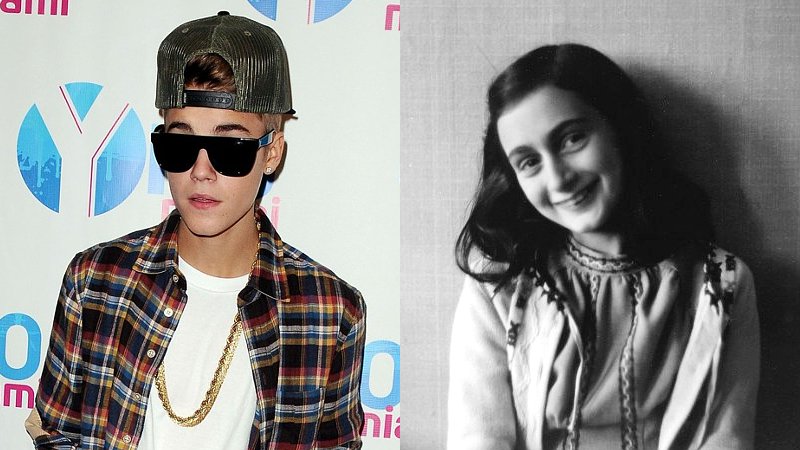Justin Bieber in visita ad Amsterdam: "Anna Frank sarebbe stata una mia grande fan" Justin Bieber in visita ad Amsterdam: "Anna Frank sarebbe stata una mia grande fan"