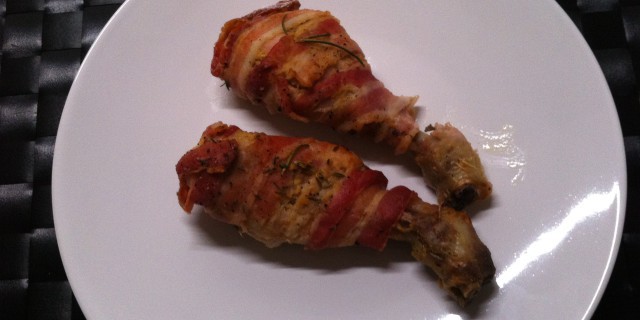 Pollo alla senape e bacon