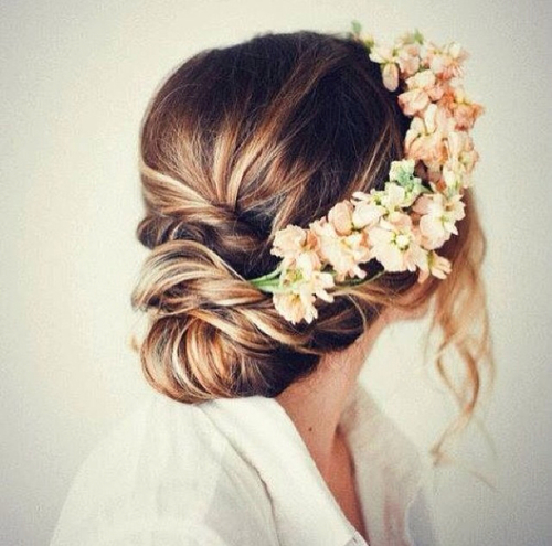 chignon twisted bun