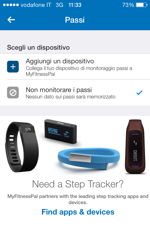 Fonte: MyFitnessPal