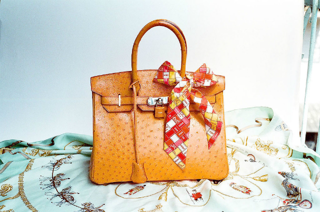 borsa Hermès Ostrich Birkin