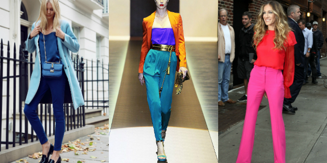 Come abbinare i colori: color block