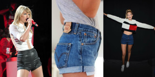 Shorts a vita alta di moda