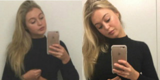 iskra lawrence foto sui social