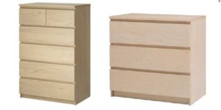Ikea ritira dal mercato la cassettiera Malm