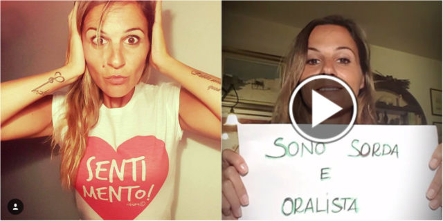 Sara Giada Gerini, promotrice dell'iniziativa #FacciamociSentire