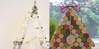 Alberi di Natale riciclo creativo
