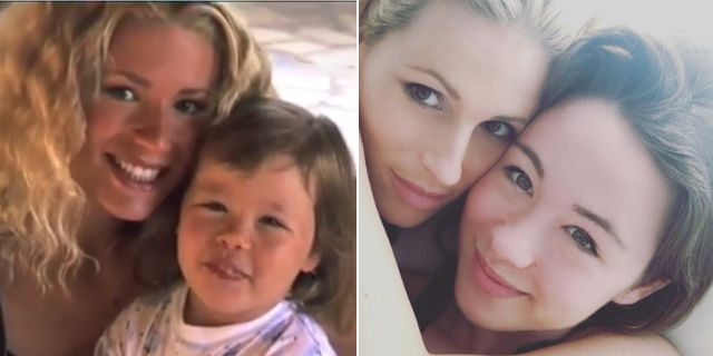 Michelle e Aurora: 20 anni di tenerezze e complicità tra mamma e figlia Michelle e Aurora: 20 anni di tenerezze e complicità tra mamma e figlia