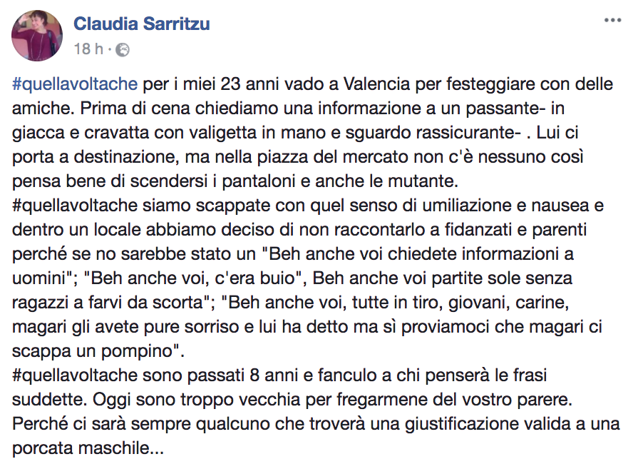 "Quella volta che... capita a tutte": perché le donne non denunciano la violenza