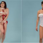 5 donne normali hanno provato la lingerie sexy a tema Natale