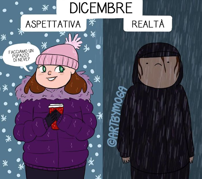 Il difficile rapporto delle donne con il freddo in 20 immagini