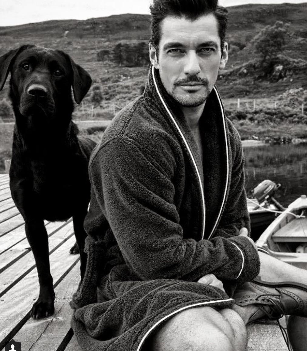 La scelta in controtendenza di David Gandy, uno degli uomini più belli del mondo