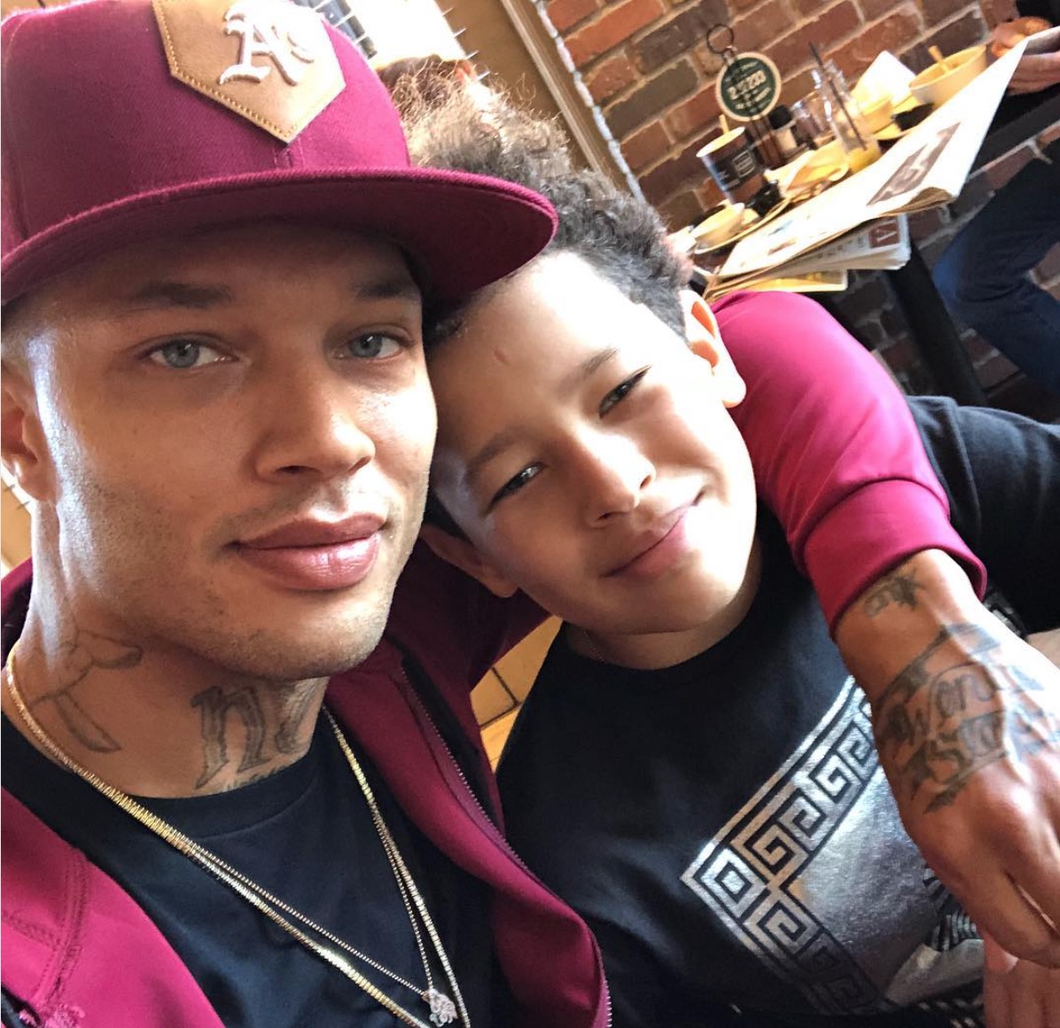 La nuova famiglia di Jeremy Meeks dopo il carcere e il divorzio