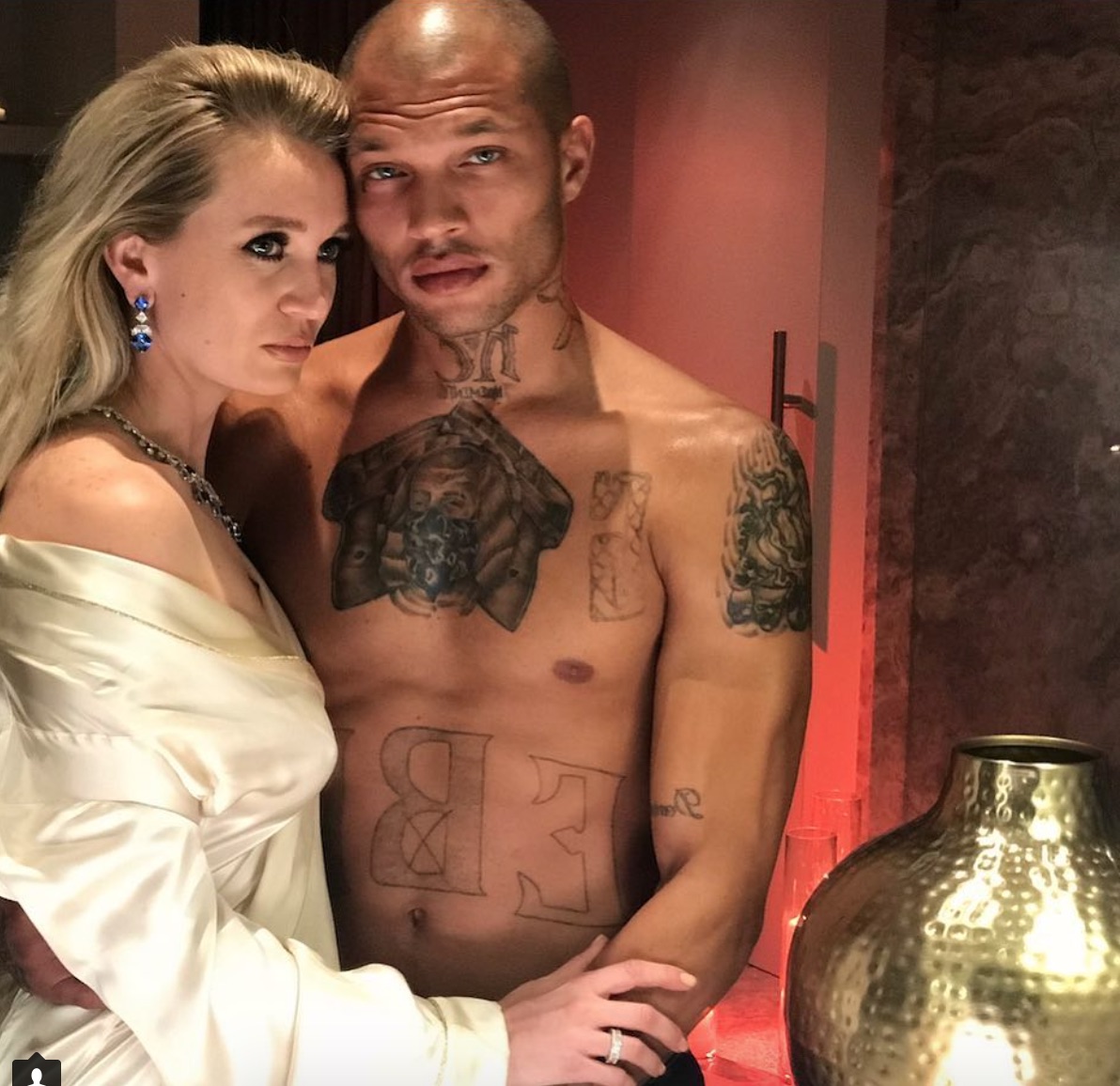 La nuova famiglia di Jeremy Meeks dopo il carcere e il divorzio