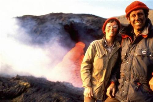 Maurice e Katia Krafft, un grande amore seppellito sotto la lava di un vulcano