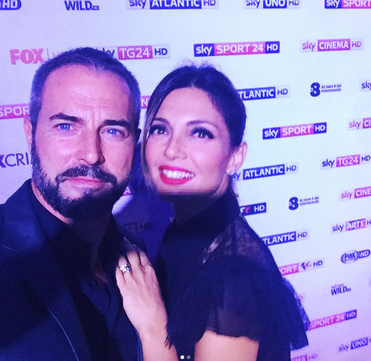 Flavio Montrucchio: tutto l'amore (e le dediche) per Alessia Mancini