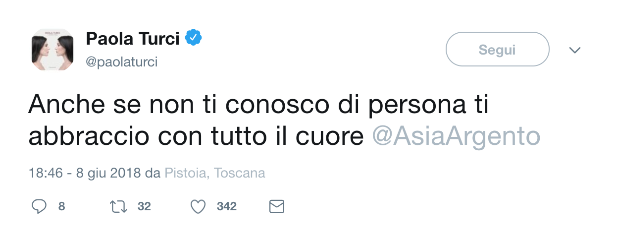 Dalla parte di Asia Argento: l'ignoranza non è un'opinione