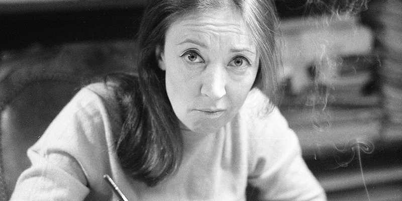 Quando Oriana Fallaci scelse di non curare il cancro "per la salute di suo figlio"