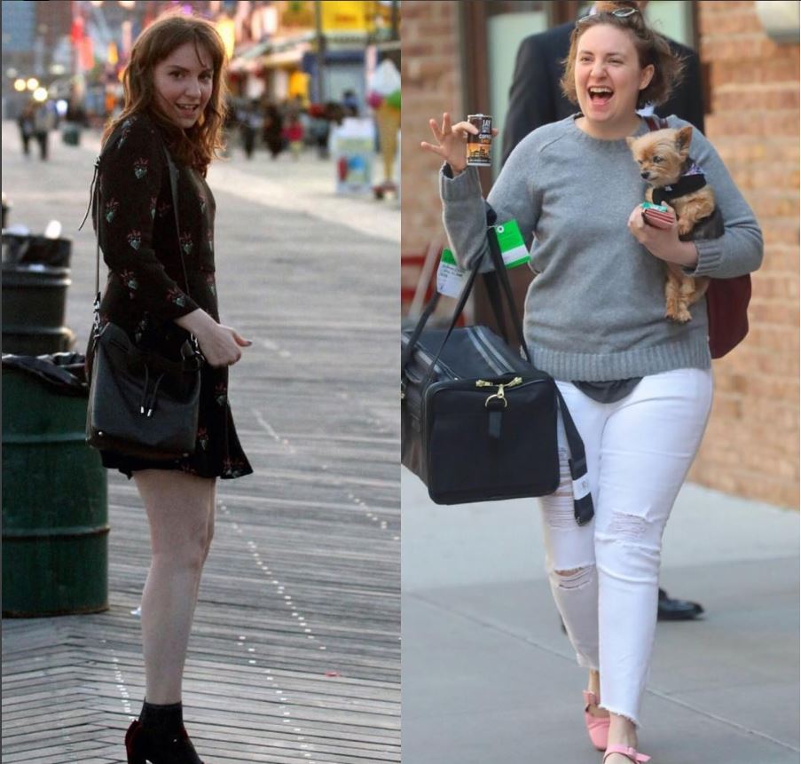 Lena Dunham: "Perché sono più felice con 10 kg in più"