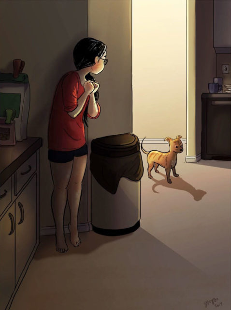 30 illustrazioni dolcissime che solo chi ha un cane può capire