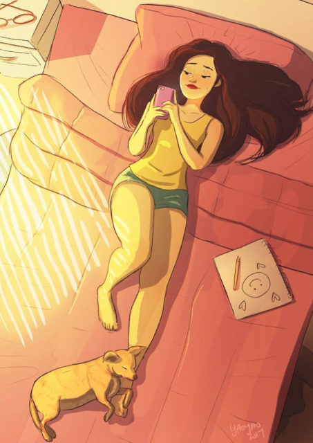 30 illustrazioni dolcissime che solo chi ha un cane può capire