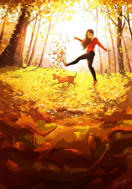30 illustrazioni dolcissime che solo chi ha un cane può capire