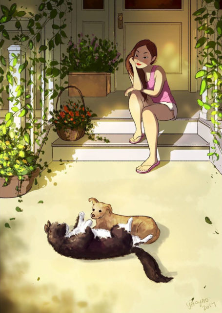 30 illustrazioni dolcissime che solo chi ha un cane può capire