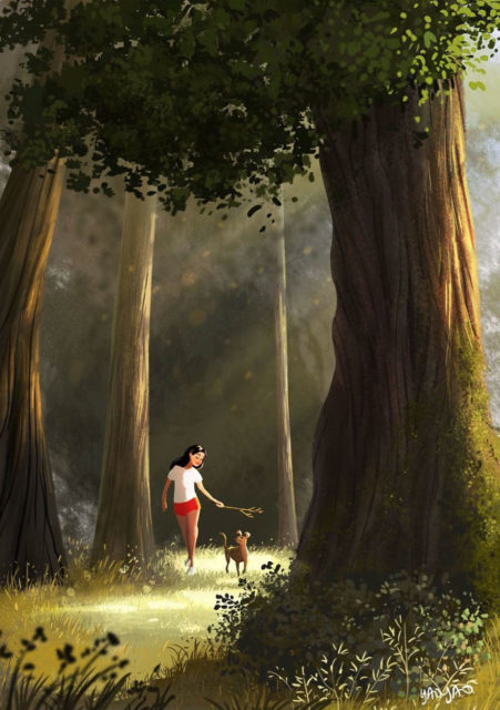 30 illustrazioni dolcissime che solo chi ha un cane può capire