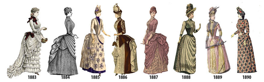 Come piccoli cambiamenti hanno stravolto il modo di vestire delle donne dal 1784