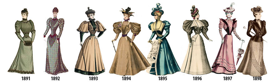Come piccoli cambiamenti hanno stravolto il modo di vestire delle donne dal 1784