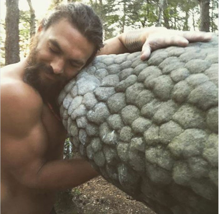 24 foto che dimostrano il lato ironico e dolcissimo di Jason Momoa