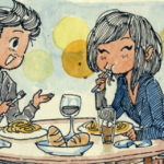"Quando la mia ragazza a distanza è venuta a trovarmi in Italia" in 38 illustrazioni