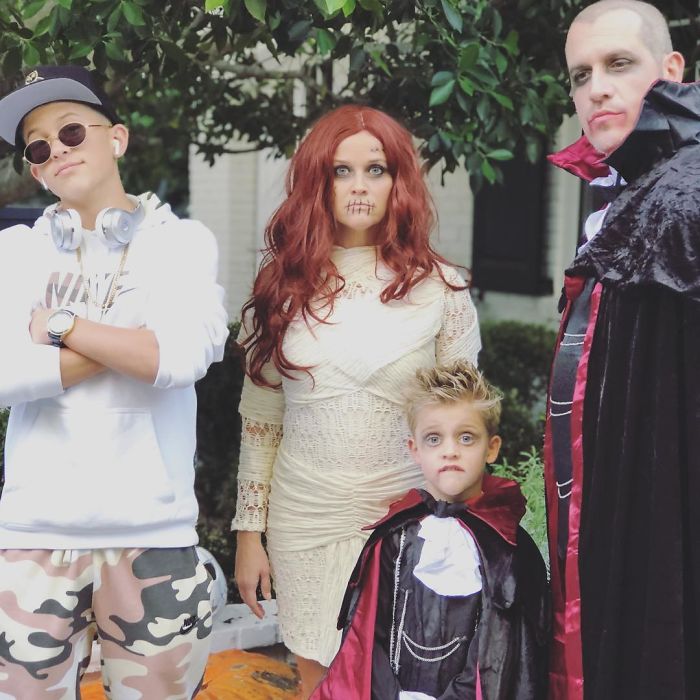 Sai riconoscere la star sotto la foto? I costumi di Halloween dei vip