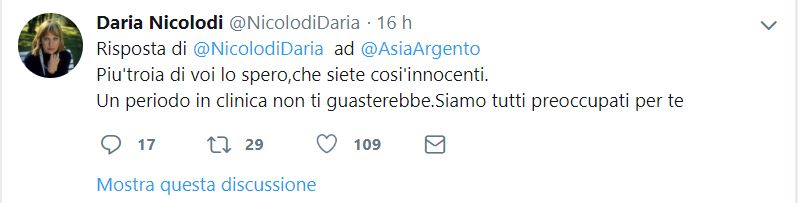 Asia Argento, Fabrizio Corona e la suocera: quel triangolo che non ci riguarda più