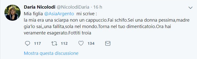 Asia Argento, Fabrizio Corona e la suocera: quel triangolo che non ci riguarda più