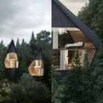 Le meraviglia delle case con vista immerse nella foresta italiana