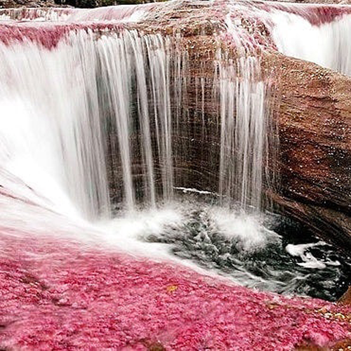 Viaggio lungo il fiume dalle acque color arcobaleno