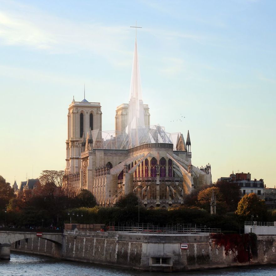 Come ricostruire Notre Dame? Le proposte alternative di 17 artisti