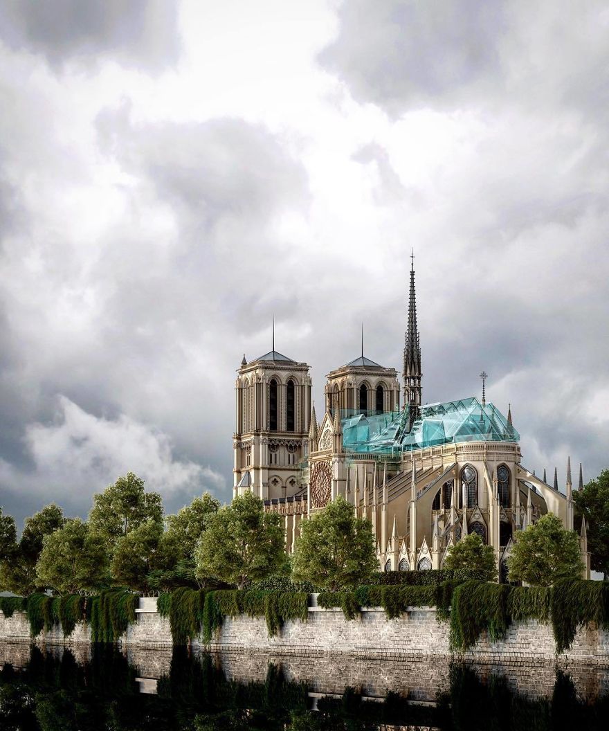 Come ricostruire Notre Dame? Le proposte alternative di 17 artisti