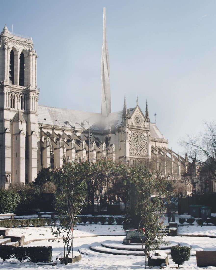 Come ricostruire Notre Dame? Le proposte alternative di 17 artisti