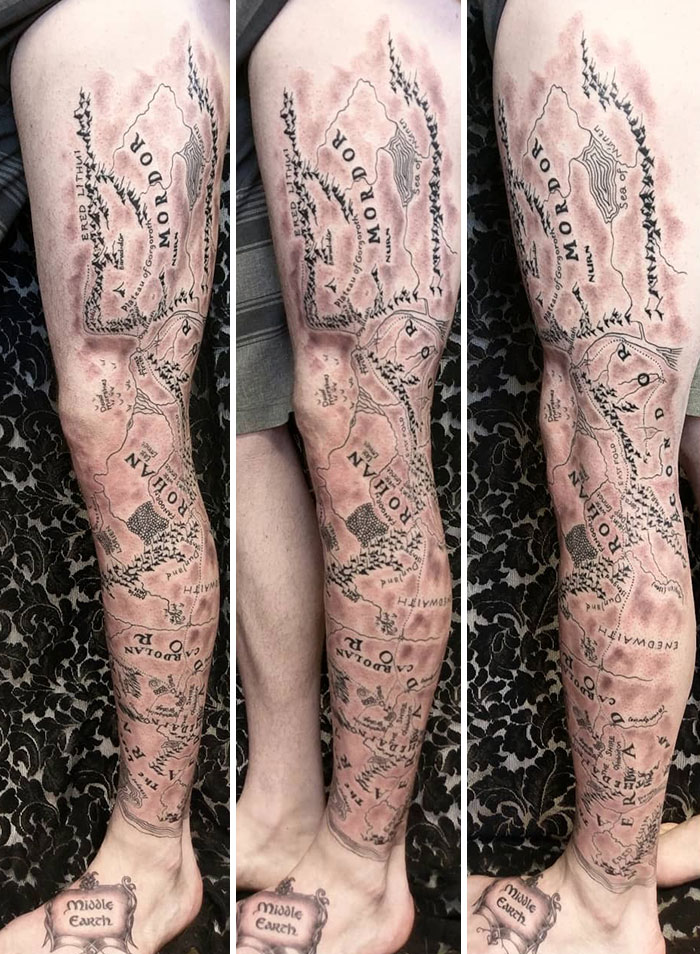 Tattoo Legs: 30 ipnotici tatuaggi per gambe colorate (o in bianco e nero)