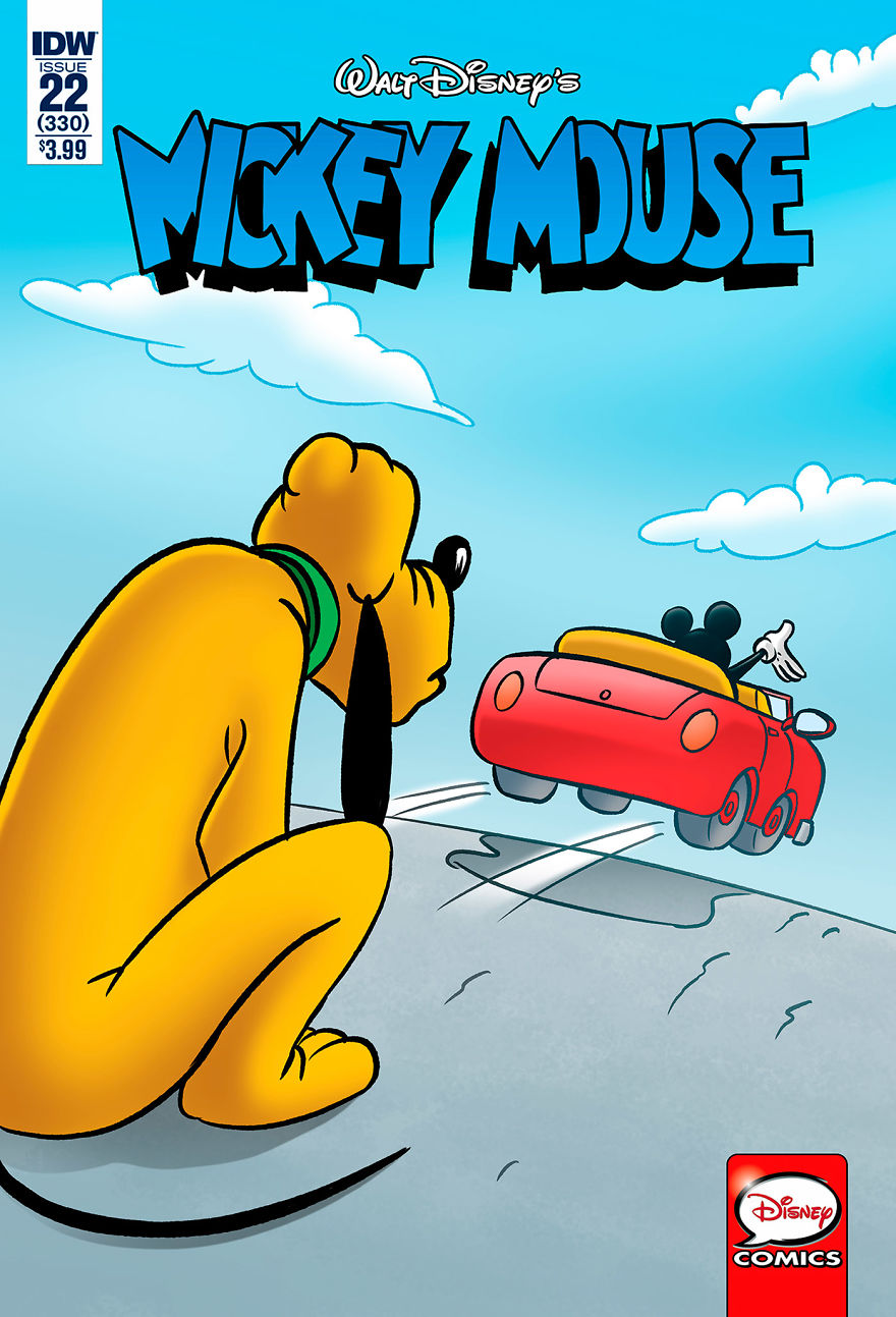 Se i protagonisti di cartoni o fumetti abbandonassero il loro cane in 10 immagini