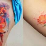 Watercolor tattoo: 14 idee pazzesche per i tatuaggi acquerello