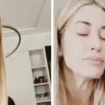 Le lacrime di Elena Santarelli che finalmente può non nascondersi più