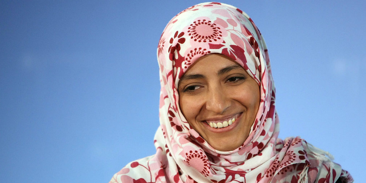 Tawakkul Karman e le donne che non potevano uscire dopo le 19