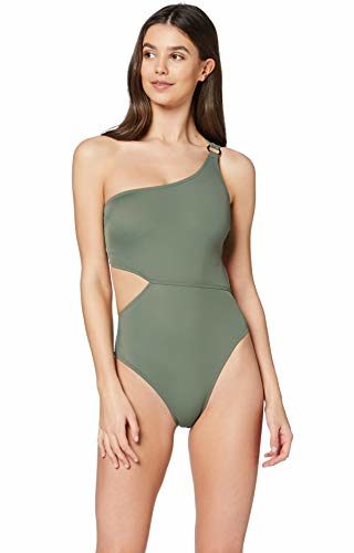 Costume da bagno intero cut-out monospalla Costume da bagno intero cut-out monospalla