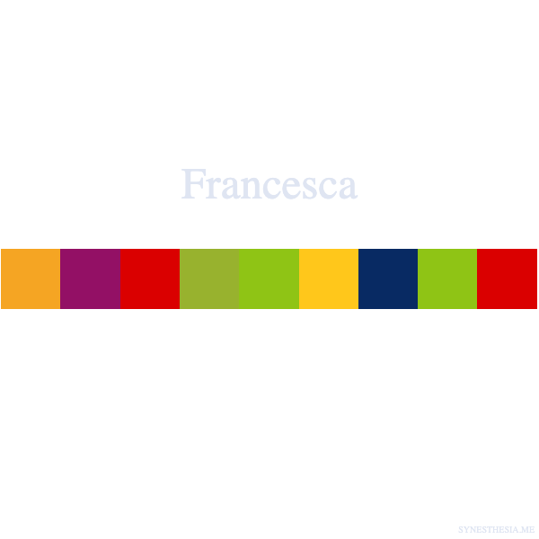 Di che colore è il tuo nome? Scoprilo con la sinestesia grafema-colore