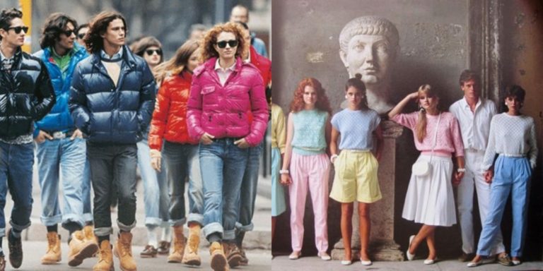 Set Accessori Anni '80 Per Donna: Gilet Rosa, Top Rete, Scaldamuscoli, Guanti, Bracciali, Orecchini E Collana Neon
