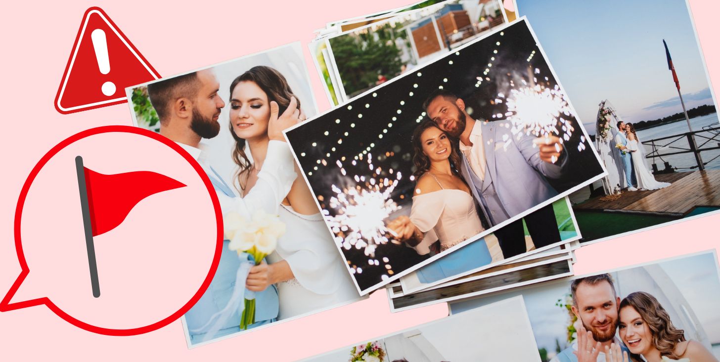 5 red flag che, secondo i fotografi di matrimonio, prevedono il divorzio