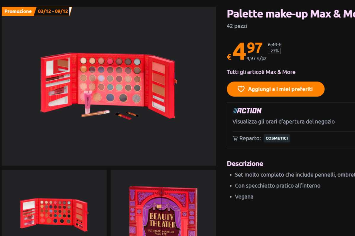 palette makeup professionale a 5 euro